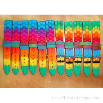 OEM customerized new colored silicone rubber watch straps w